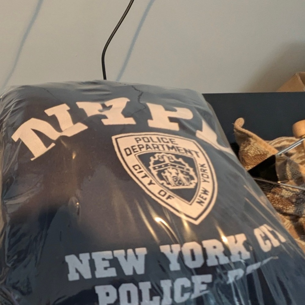 NYPD New York City Police Dept Youth Hoodie Navy Blue Pullover Size L 14/16 - Picture 11 of 11